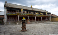 Inside of Amarbayasgalant monastery